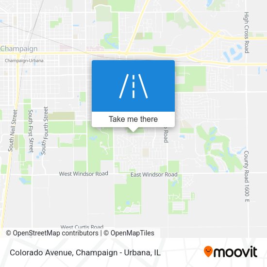 Colorado Avenue map