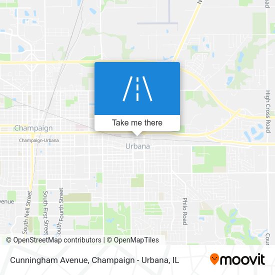 Cunningham Avenue map
