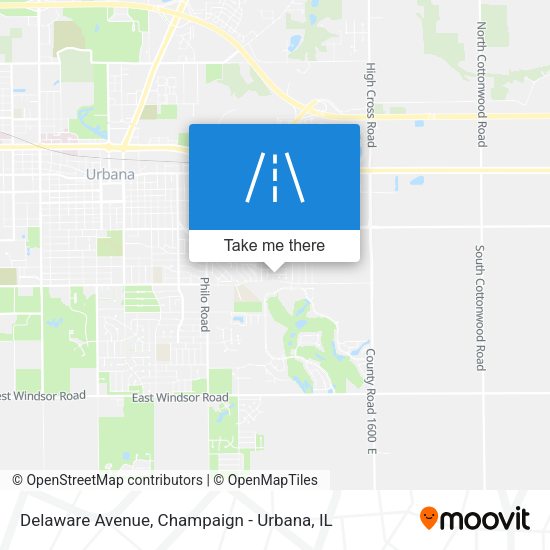 Delaware Avenue map