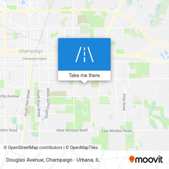 Douglas Avenue map