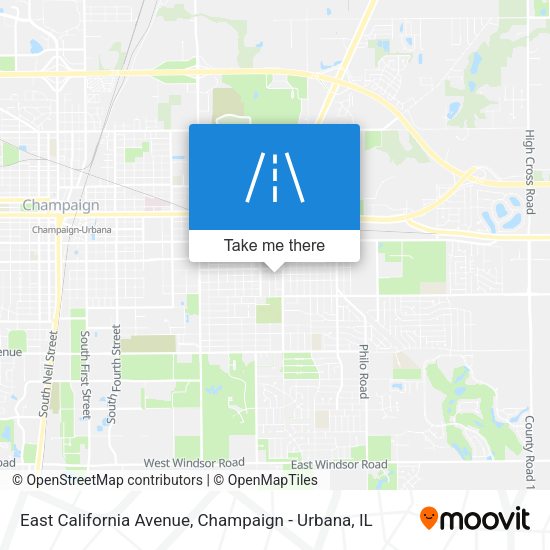 Mapa de East California Avenue