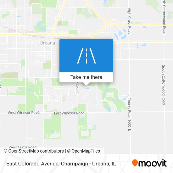Mapa de East Colorado Avenue