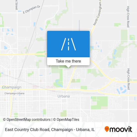 Mapa de East Country Club Road