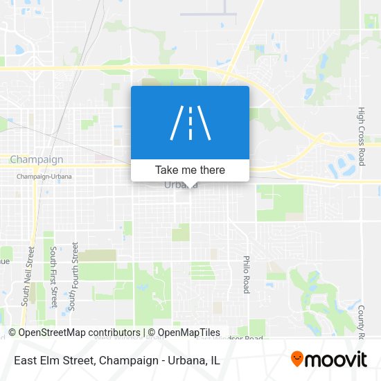 East Elm Street map