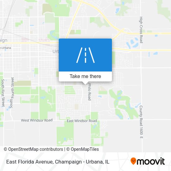 East Florida Avenue map