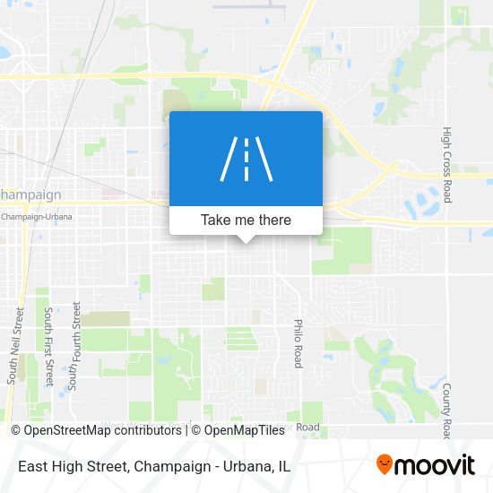 East High Street map