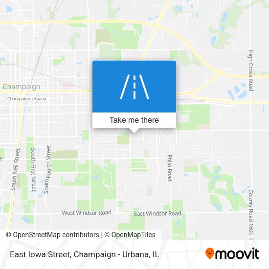 East Iowa Street map