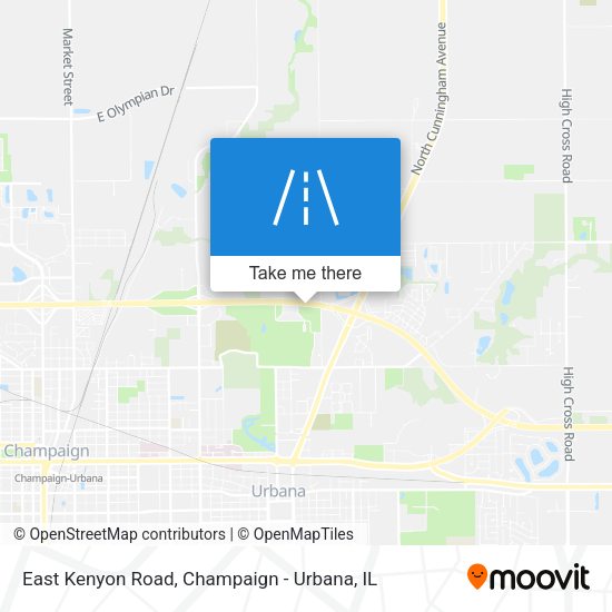 East Kenyon Road map