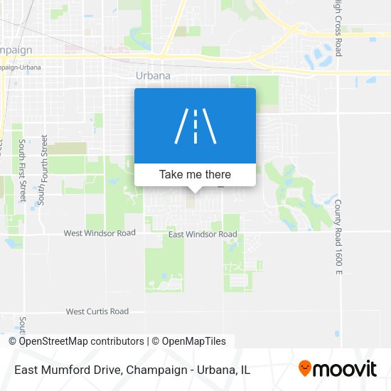 East Mumford Drive map