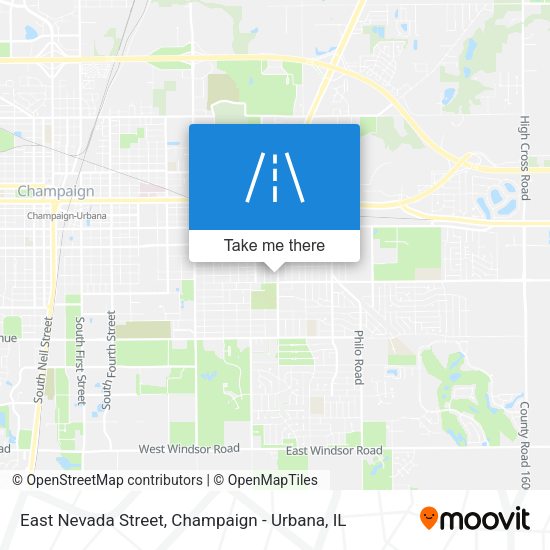 Mapa de East Nevada Street