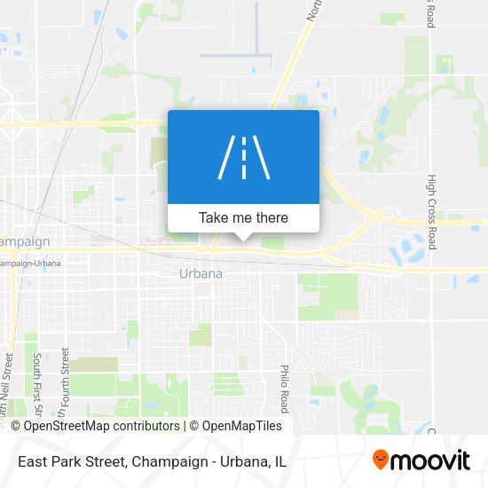 Mapa de East Park Street