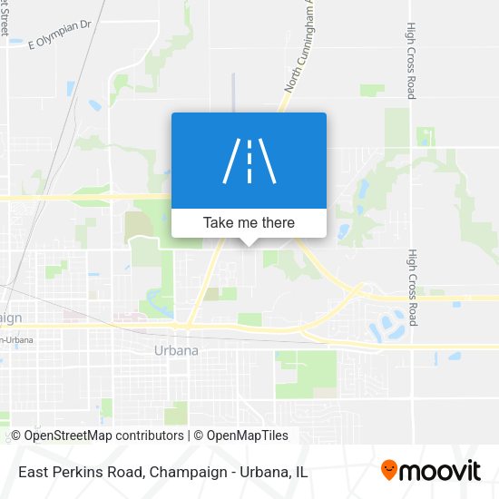 East Perkins Road map