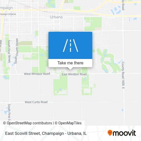 East Scovill Street map