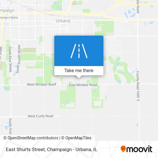 Mapa de East Shurts Street