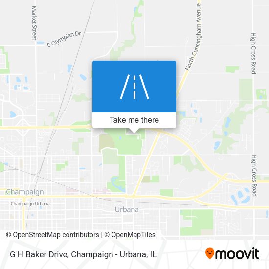 G H Baker Drive map
