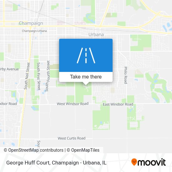 George Huff Court map
