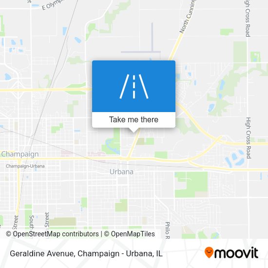 Geraldine Avenue map