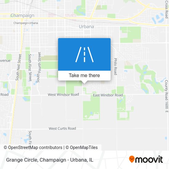 Grange Circle map