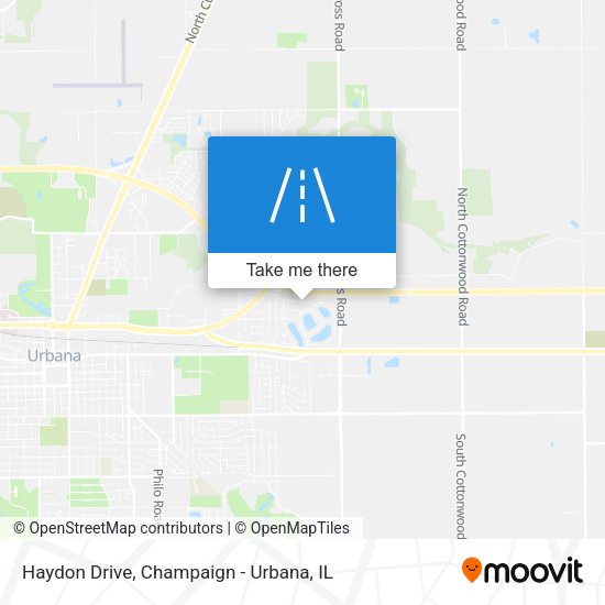 Haydon Drive map