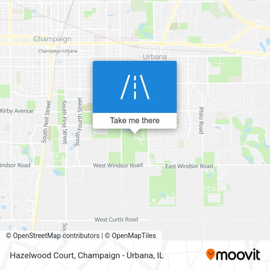 Hazelwood Court map