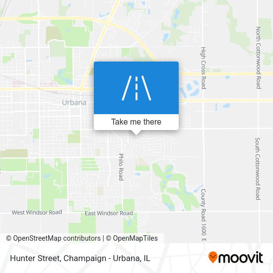 Hunter Street map