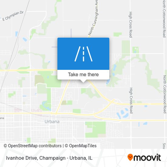 Mapa de Ivanhoe Drive