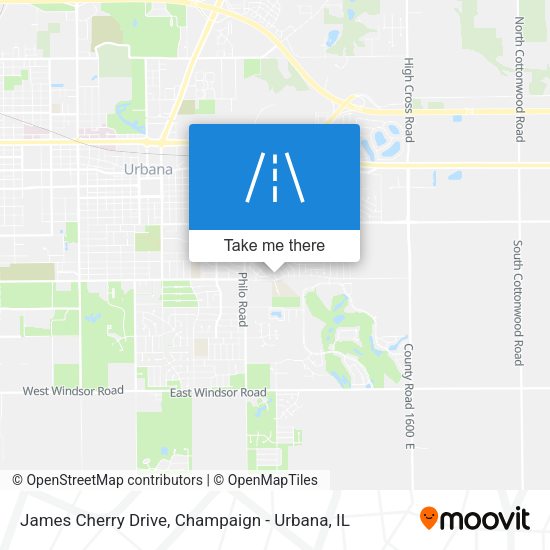 James Cherry Drive map