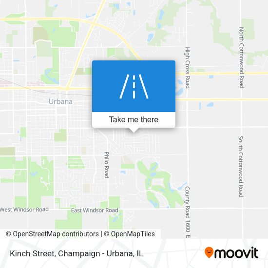 Kinch Street map