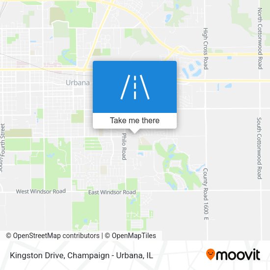 Mapa de Kingston Drive