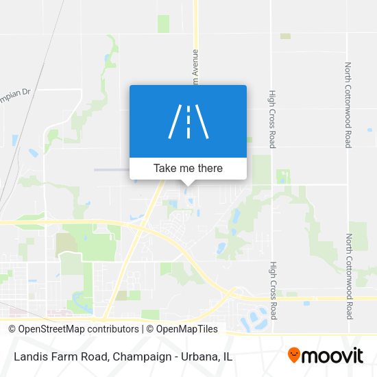 Mapa de Landis Farm Road