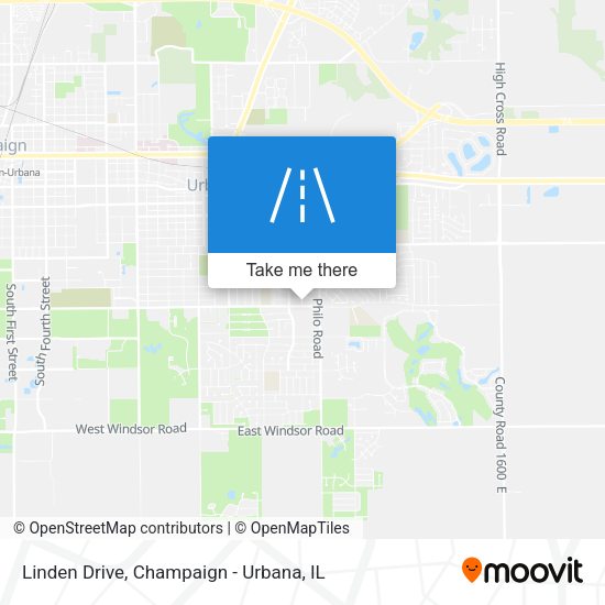 Mapa de Linden Drive
