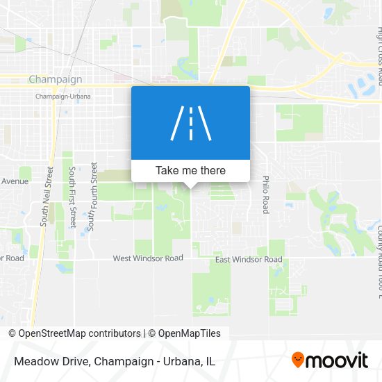 Meadow Drive map