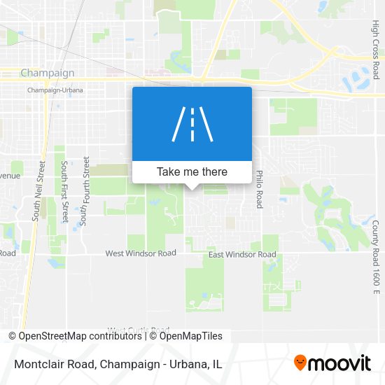 Montclair Road map