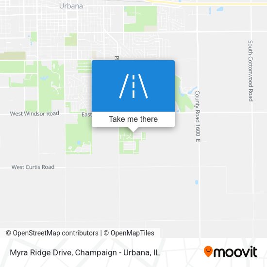 Myra Ridge Drive map