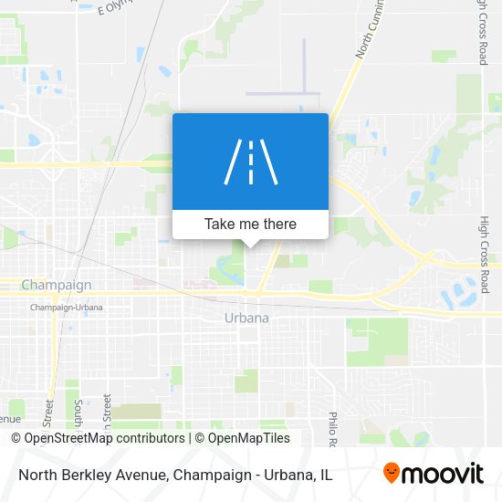 North Berkley Avenue map