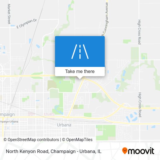 Mapa de North Kenyon Road