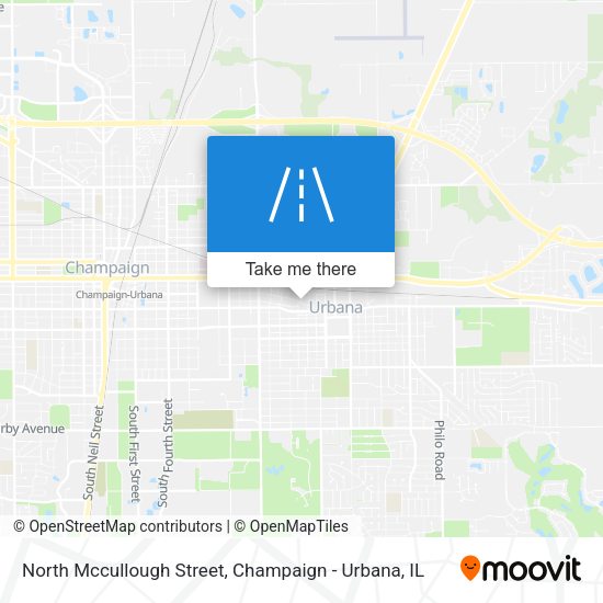 Mapa de North Mccullough Street
