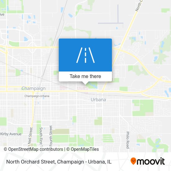North Orchard Street map
