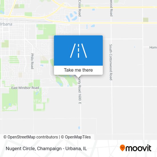Mapa de Nugent Circle
