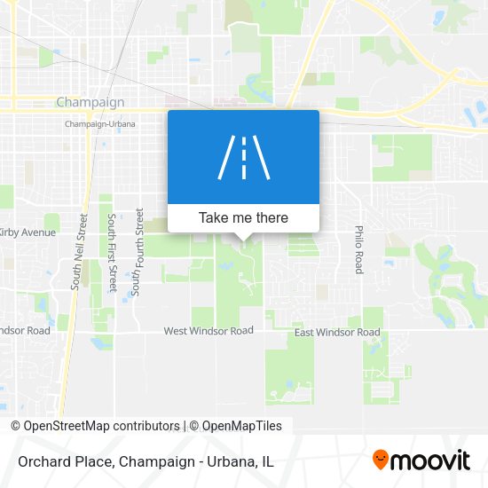 Orchard Place map