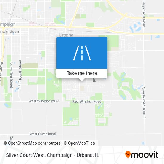 Silver Court West map