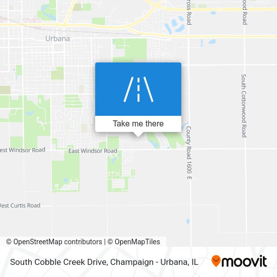 South Cobble Creek Drive map