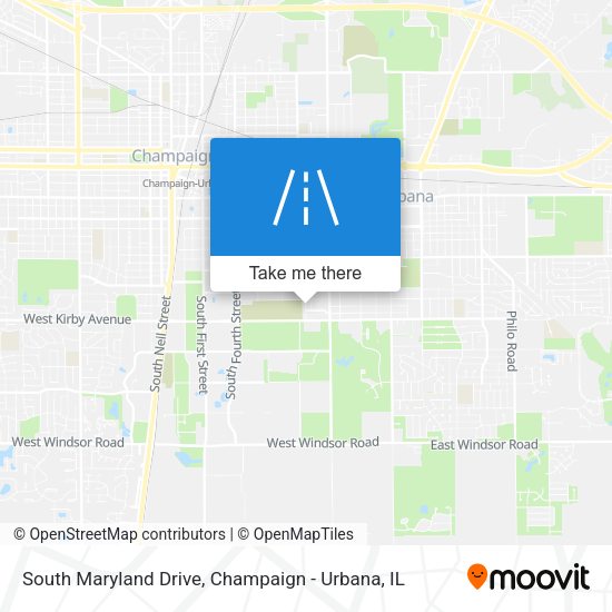 South Maryland Drive map