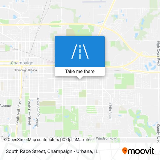 Mapa de South Race Street