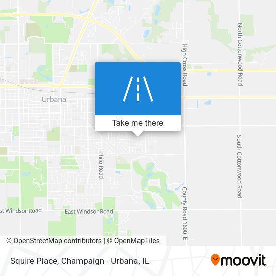 Squire Place map