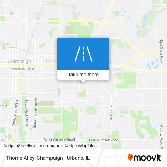 Thorne Alley map