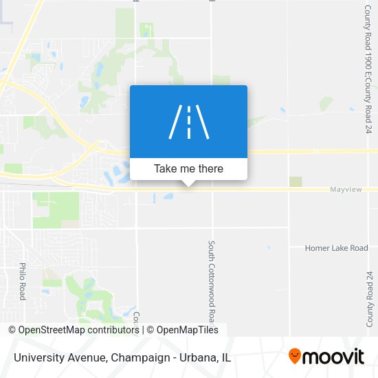 University Avenue map