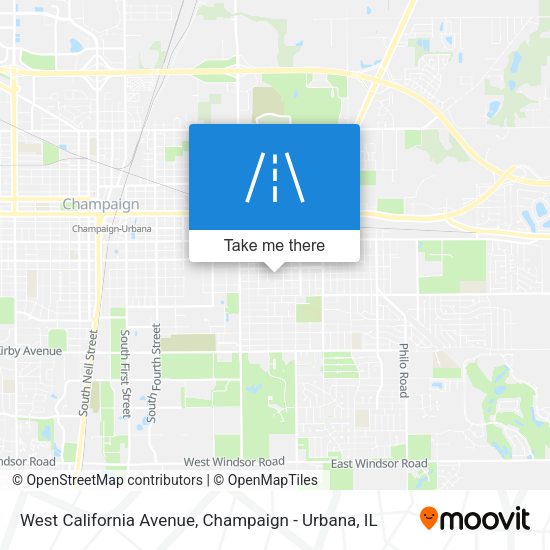 Mapa de West California Avenue