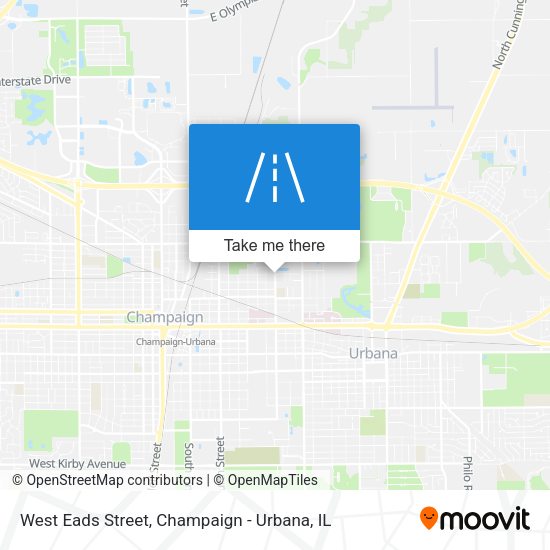 West Eads Street map