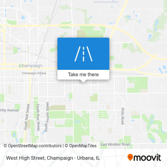 West High Street map